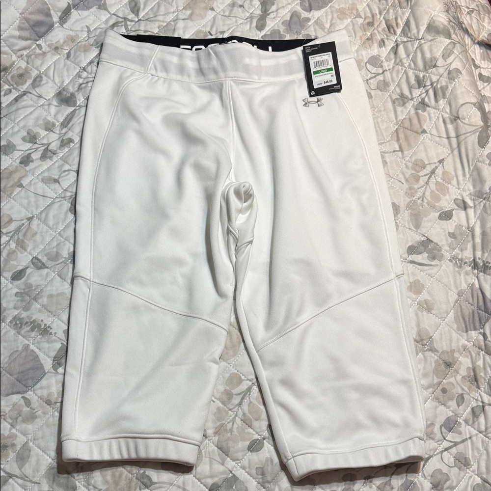 Under Armour White softball pants L